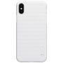 NILLKIN etui tylne z ochroną wyświetlacza dla Apple iPhone XS / iPhone X - białe