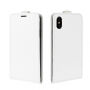 Nachylany futerał z etui i miejscem na dokumenty dla iPhone XS / iPhone X - biały