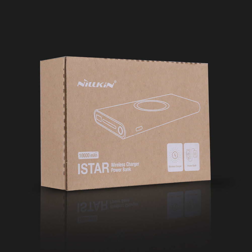 NILLKIN power bank 10000mAh z ładowaniem bezprzewodowym - białe