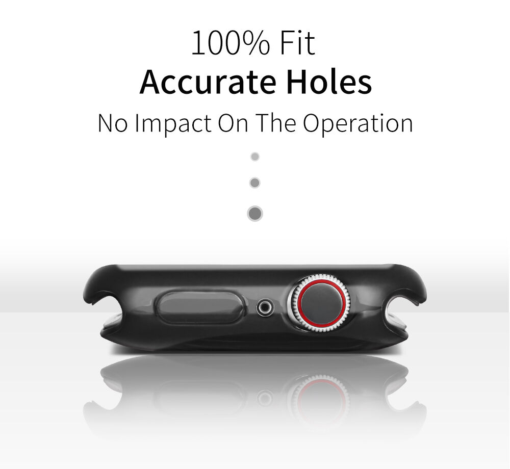 Dux Ducis etui ochronne na Apple Watch 40mm - czarne