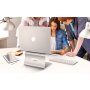 Bestand stojak aluminiowy dla MacBook - srebrny