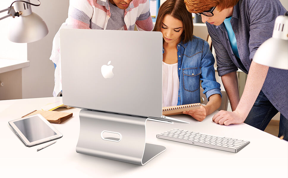 Bestand stojak aluminiowy dla MacBook - srebrny