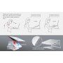 Bestand stojak aluminiowy dla MacBook - srebrny