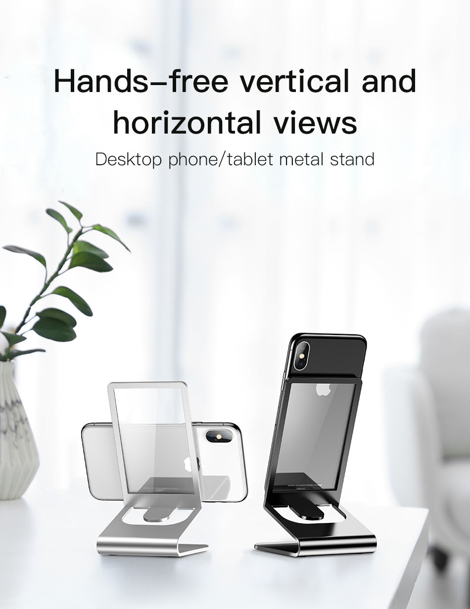 BASEUS elegancki stojak do iPhone - czarny