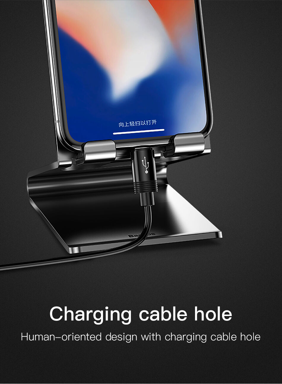 BASEUS elegancki stojak do iPhone - czarny
