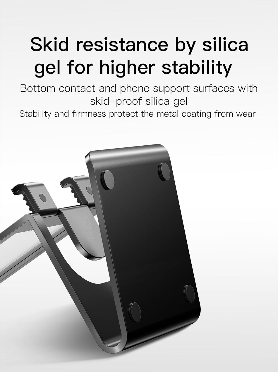 BASEUS elegancki stojak do iPhone - czarny