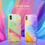 NILLKIN Ombre etui do iPhone XS Max - fioletowe