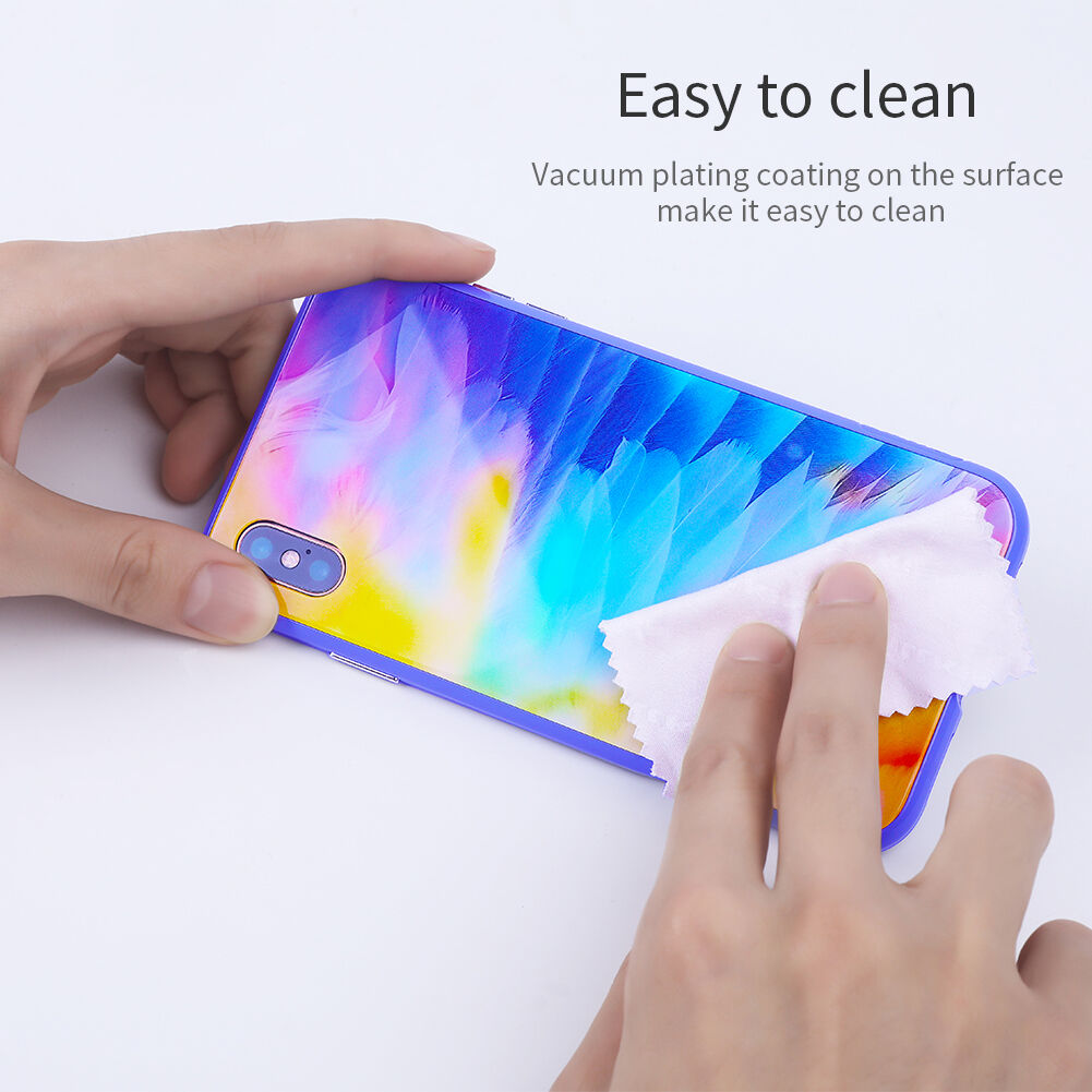 NILLKIN Ombre etui do iPhone XS Max - fioletowe