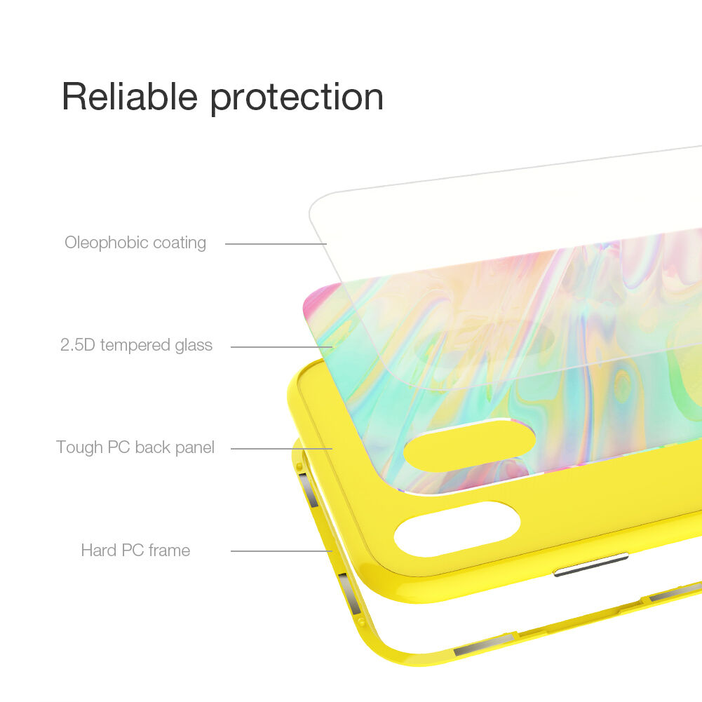 NILLKIN Ombre etui do iPhone XS Max - fioletowe