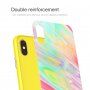 NILLKIN Ombre etui do iPhone XS Max - fioletowe