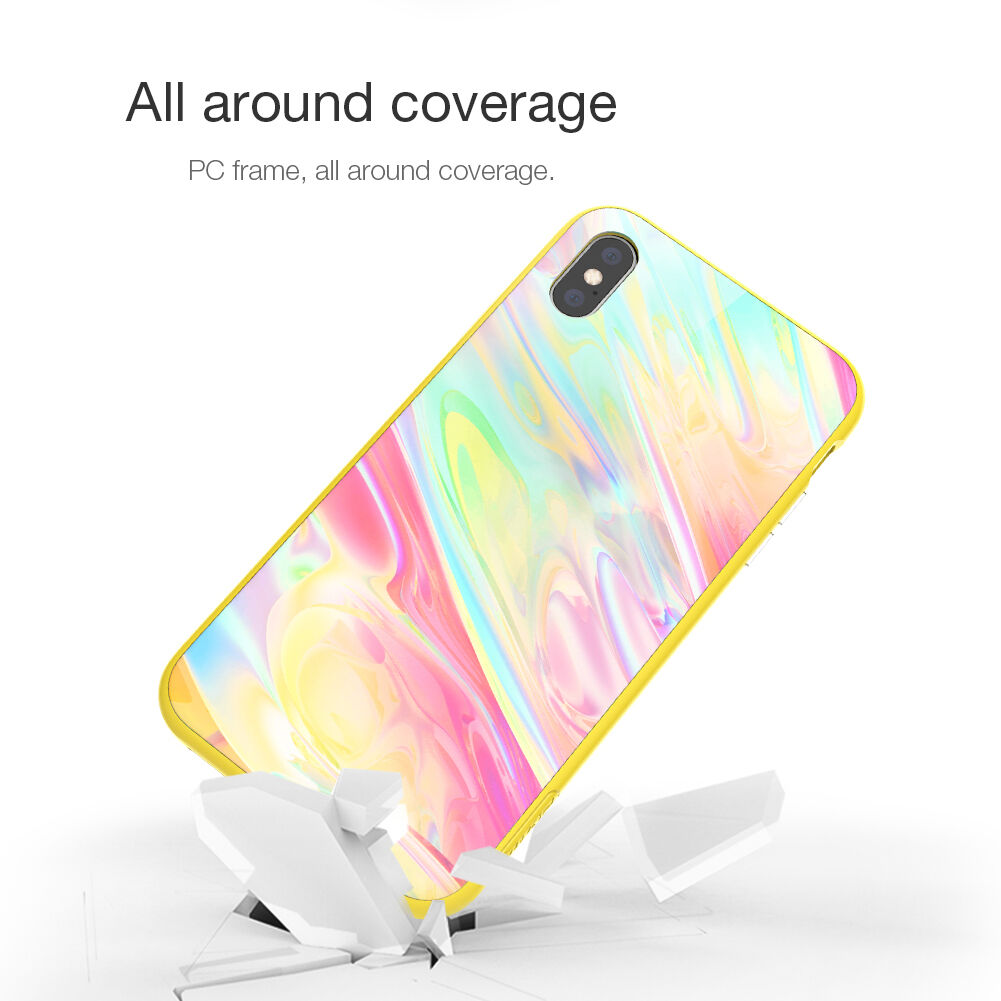 NILLKIN Ombre etui do iPhone XS Max - fioletowe