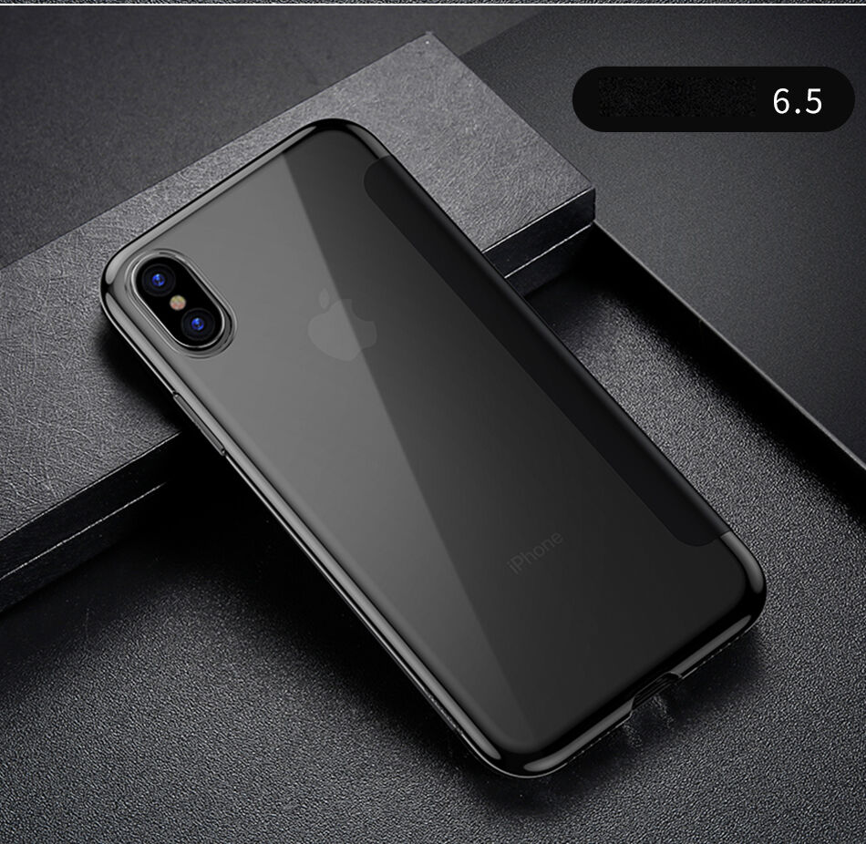 BASEUS pokrowiec flip do iPhone XS Max - czarny