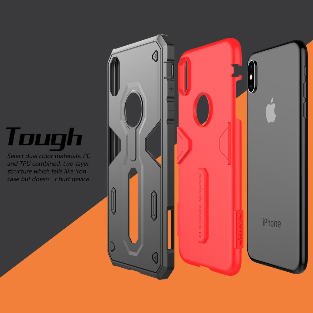 NILLKIN Defender II odporne etui do iPhone XS Max - czarne