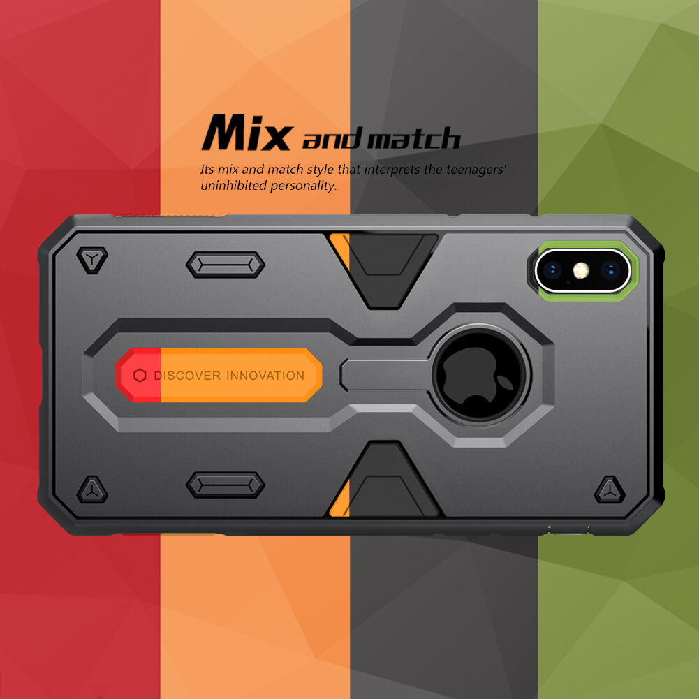 NILLKIN Defender II odporne etui do iPhone XS Max - czarne