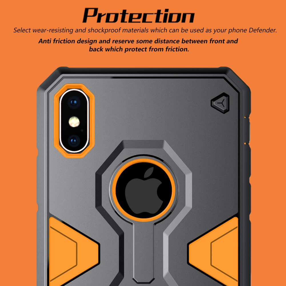 NILLKIN Defender II odporne etui do iPhone XS Max - czarne