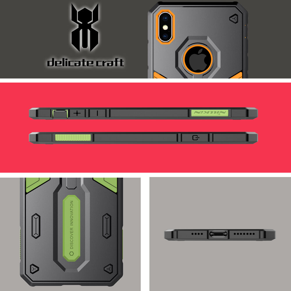 NILLKIN Defender II odporne etui do iPhone XS Max - czarne