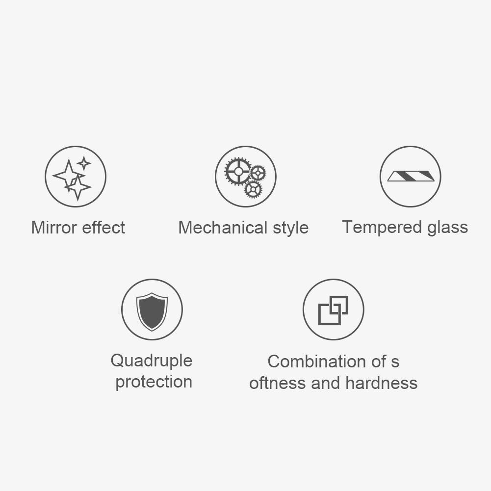 NILLKIN Gear etui ze szklaną częścią tylną do iPhone XR