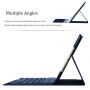 Bezprzewodowa Bluetooth klawiatura i etui dla Apple iPad 9,7" (2017) – ciemnoniebieska