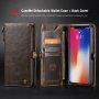 CASEME 2w1 zdejmowany pokrowiec do iPhone XS Max - czerwony