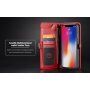 CASEME 2w1 zdejmowany pokrowiec do iPhone XS Max - czerwony