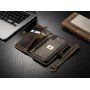 CASEME 2w1 zdejmowany pokrowiec do iPhone XS Max - brązowy