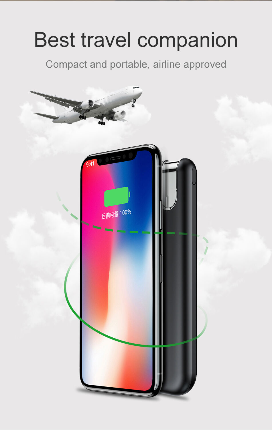 BASEUS power bank 10000mAh z ładowaniem bezprzewodowym