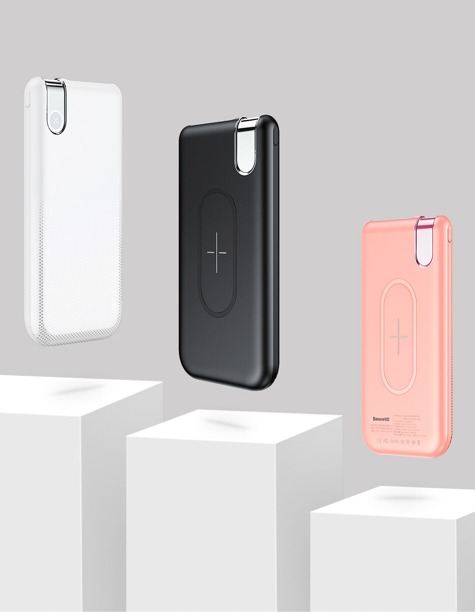 BASEUS power bank 10000mAh z ładowaniem bezprzewodowym