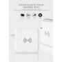 Ładowarka / power bank 6700mAh z wymiennymi wtyczkami (AU / UK / US / EU) i ładowaniem bezprzewodowym