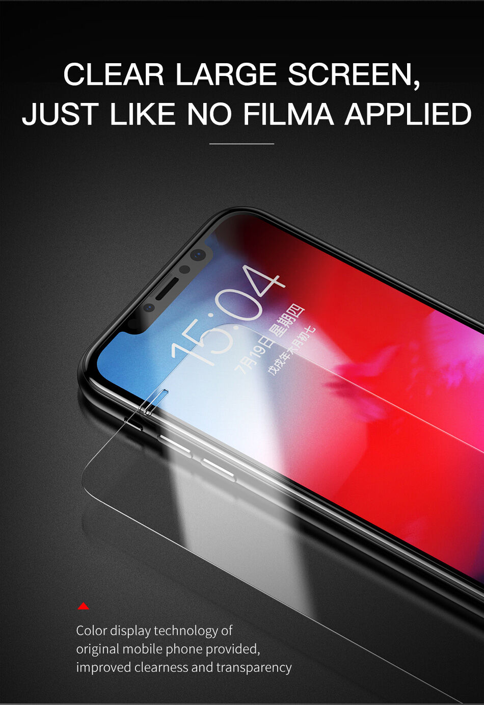 BASEUS szkło hartowane do części przedniej i tylnej dla iPhone XS Max