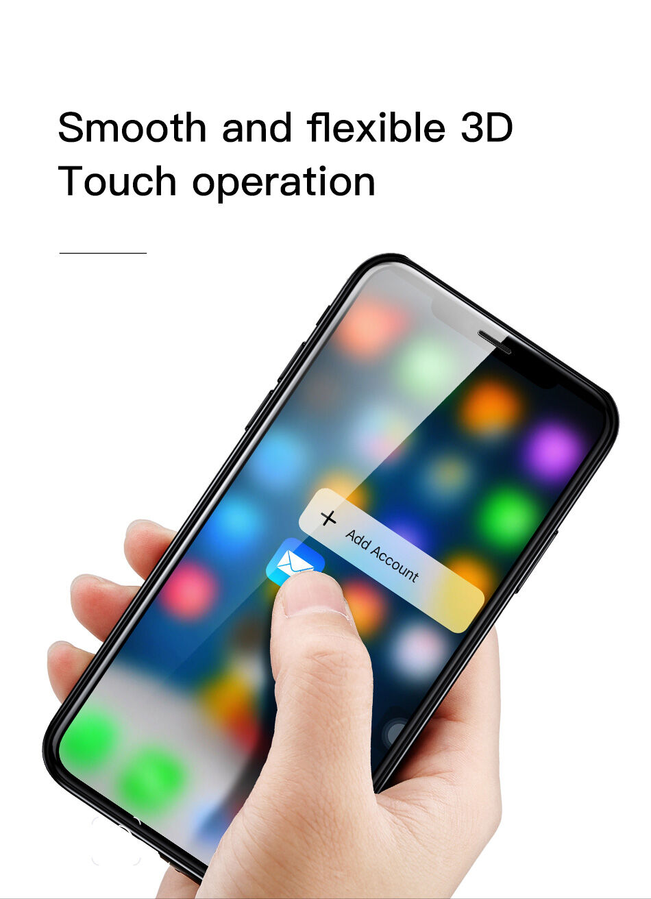 BASEUS szkło hartowane do części przedniej i tylnej dla iPhone XS Max
