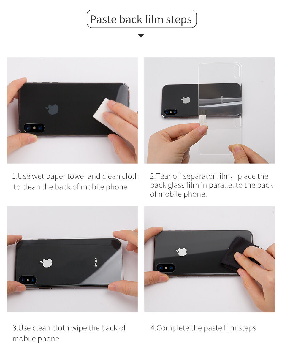 BASEUS szkło hartowane do części przedniej i tylnej dla iPhone XS Max