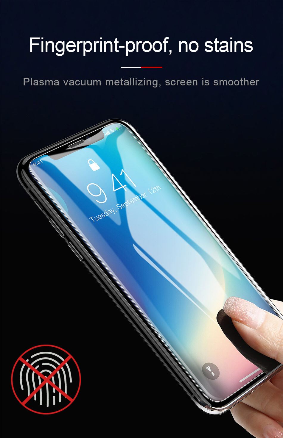 BASEUS szkło hartowane dla iPhone XS Max / 11 Pro Max - przezroczyste