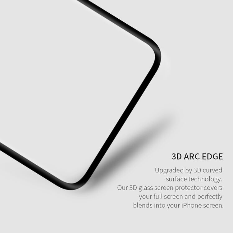 NILLKIN szkło hartowane 3D dla iPhone XS Max / 11 Pro Max - czarne