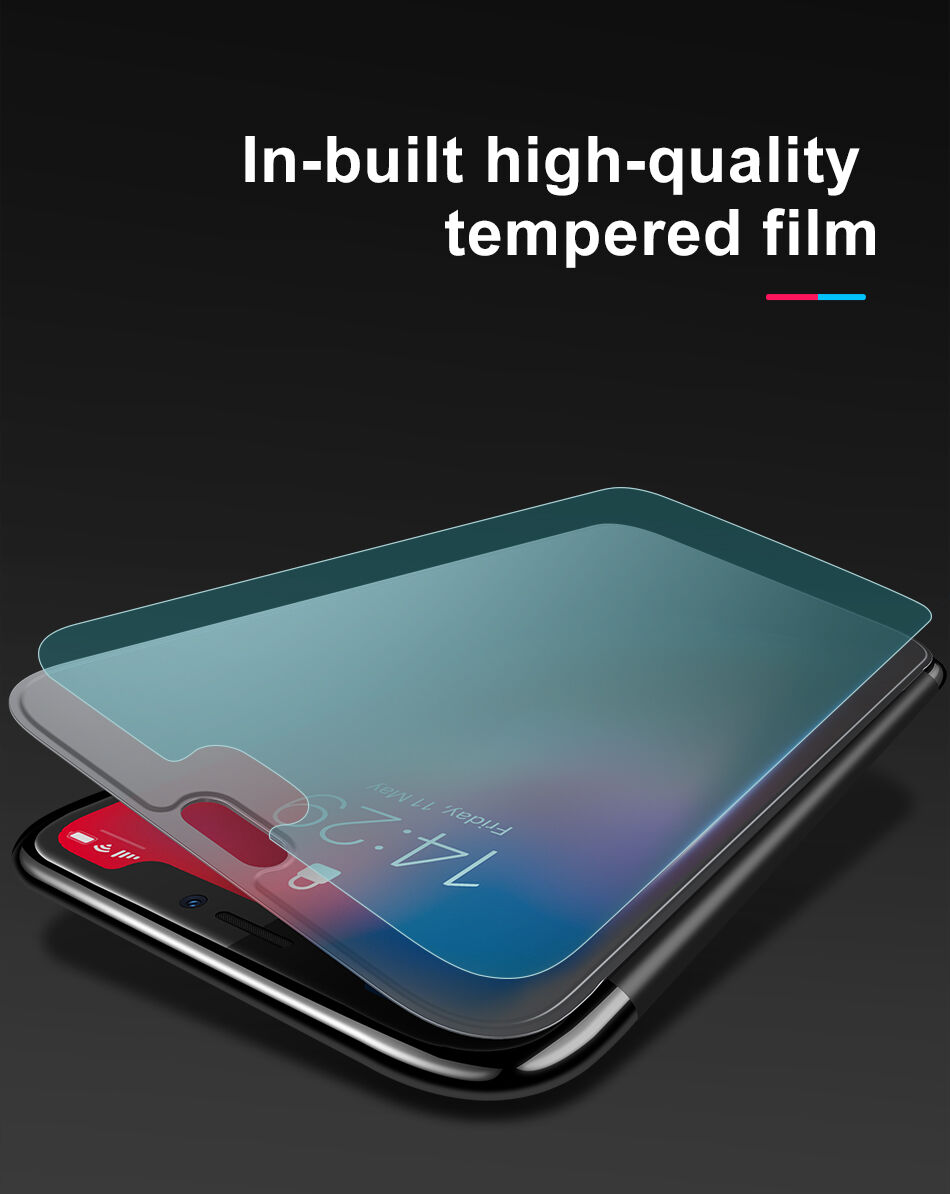 BASEUS futerał flip dla iPhone XR - czarny