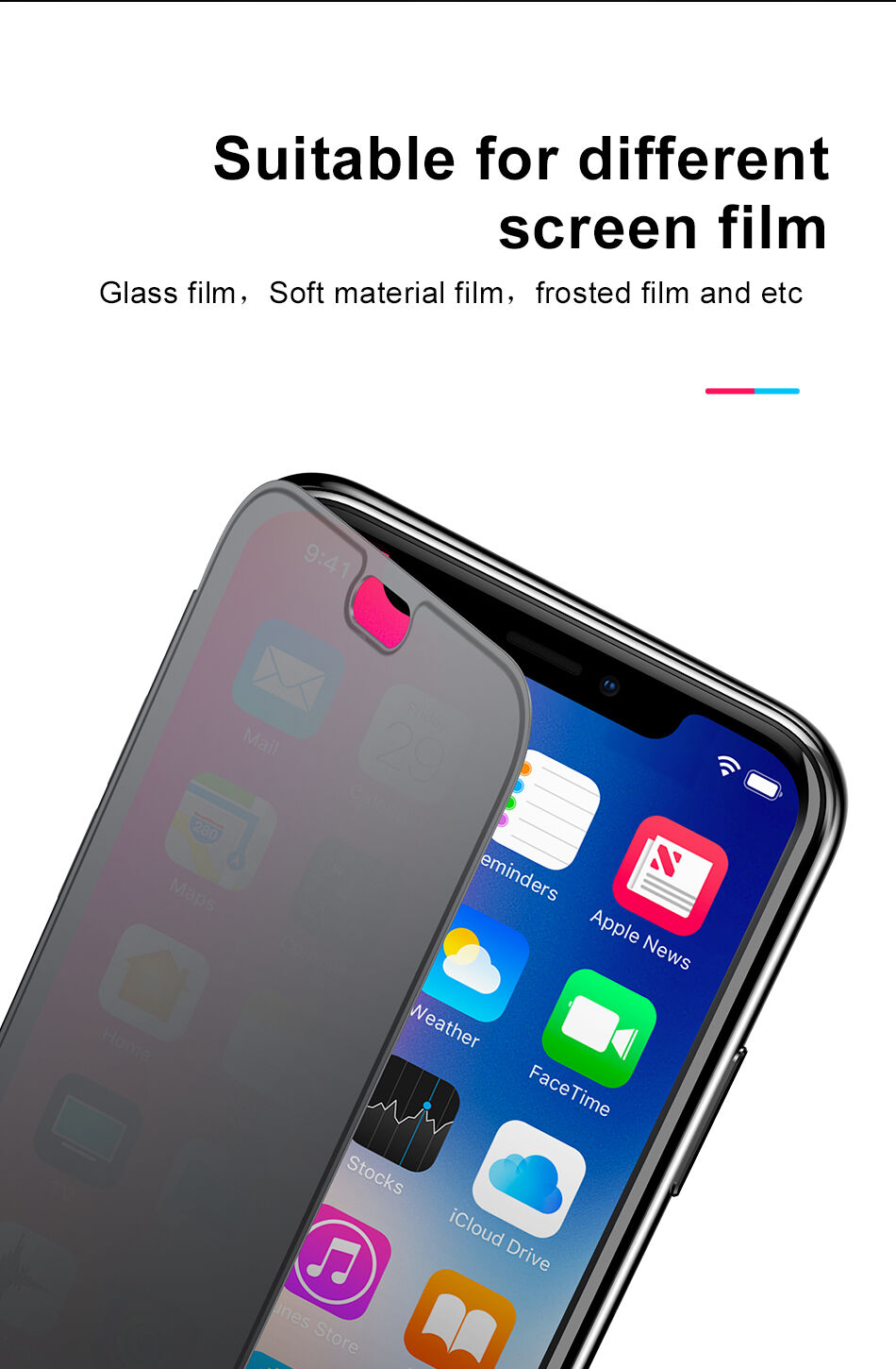 BASEUS futerał flip dla iPhone XR - czerwony