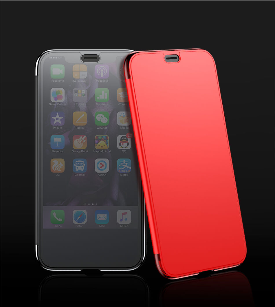 BASEUS futerał flip dla iPhone XR - czerwony