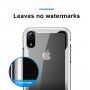 BASEUS Armor etui przezroczyste z ramką dla iPhone XR - czarne