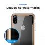 BASEUS Armor etui przezroczyste z ramką dla iPhone XR - czarne