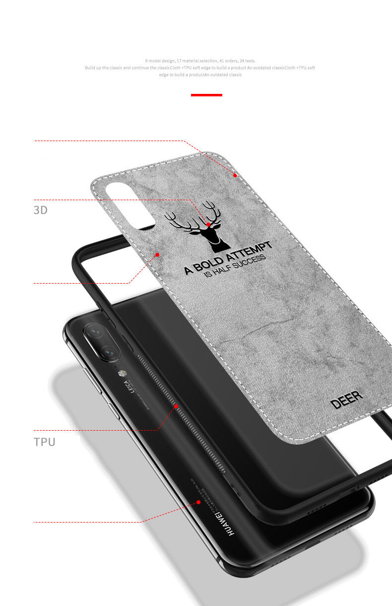 Etui z powierzchnią tekstylną dla iPhone XS / iPhone X - szare