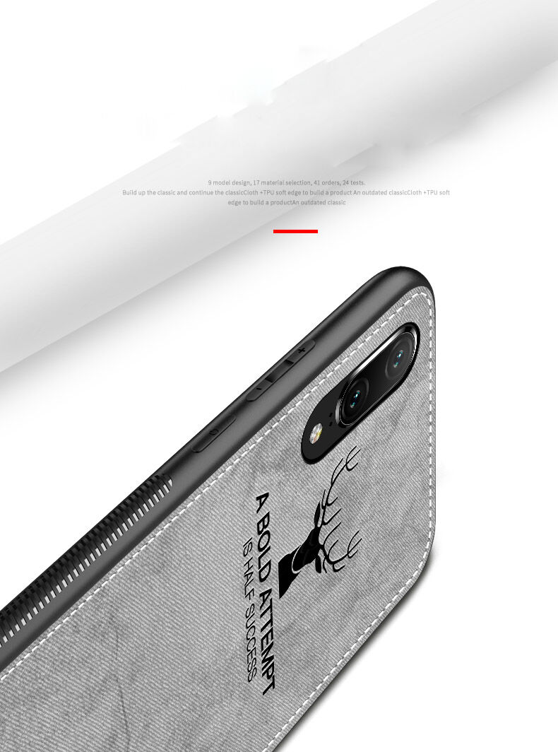 Etui z powierzchnią tekstylną dla iPhone XS / iPhone X - szare