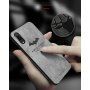 Etui z powierzchnią tekstylną dla iPhone XS / iPhone X - szare