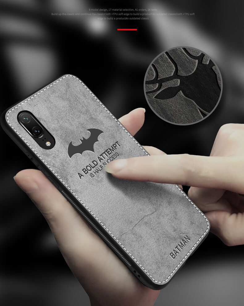 Etui z powierzchnią tekstylną dla iPhone XS / iPhone X - szare