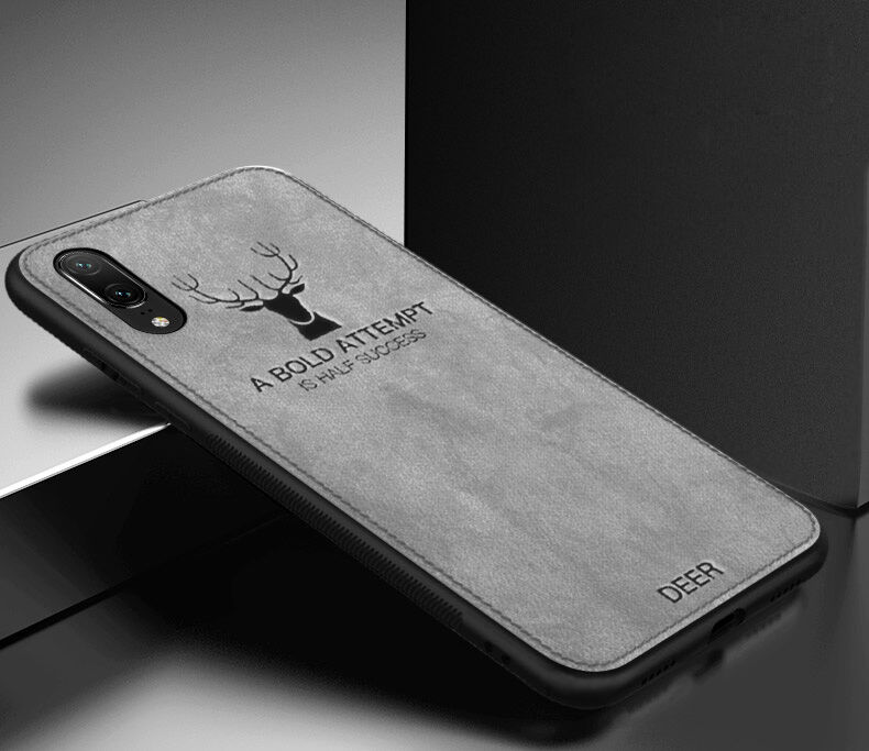 Etui z powierzchnią tekstylną dla iPhone XS / iPhone X - szare