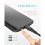 ROCK etui z baterią 6000mAh dla iPhone XS / iPhone X - czarne