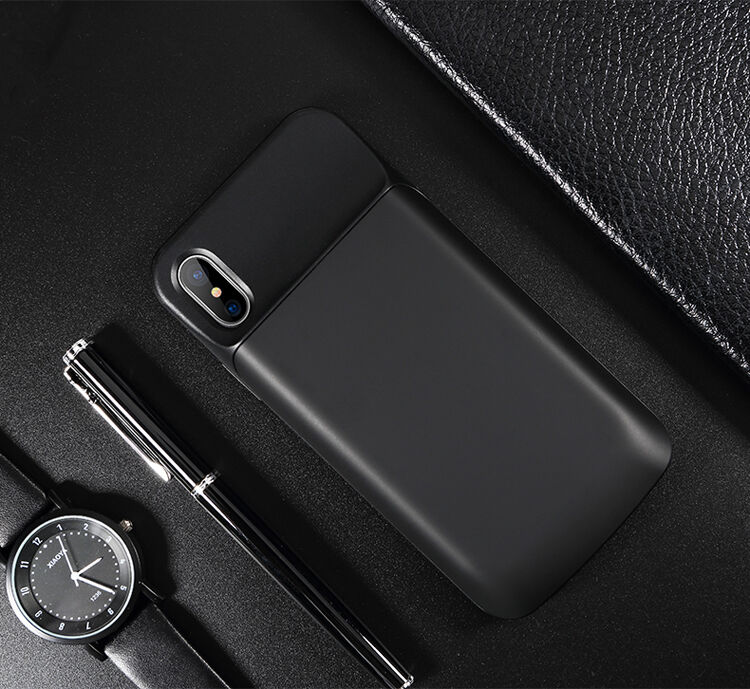 ROCK etui z baterią 6000mAh dla iPhone XS / iPhone X - czarne