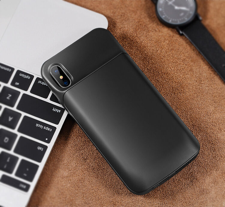 ROCK etui z baterią 6000mAh dla iPhone XS / iPhone X - czarne