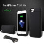 MAXNON M7 zewnętrzne etui z baterią i certyfikatem MFI dla Apple iPhone SE (2020/2022) / 8 / 7 / 6 / 6S - 3200mAh - czarne