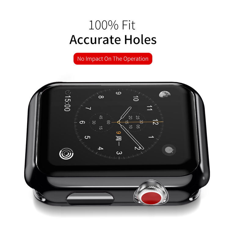 Miękki plastikowy futerał ochronny Dux Ducis na Apple Watch 42mm - srebrny