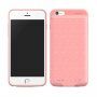 BASEUS etui designowe z baterią 5000mAh dla Apple iPhone 6 / 6S - kremowe