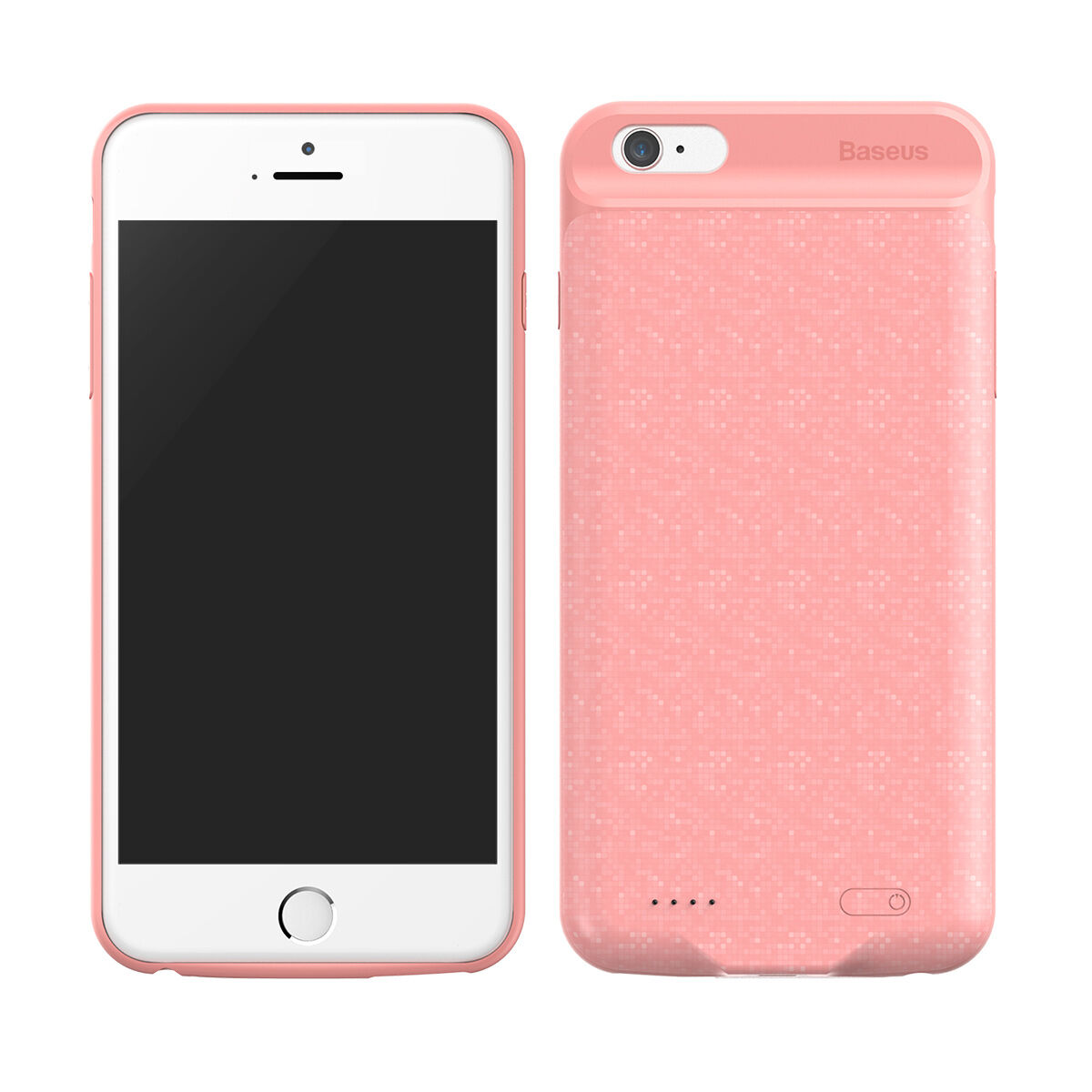 BASEUS etui designowe z baterią 5000mAh dla Apple iPhone 6 / 6S - kremowe